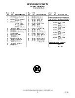 Предварительный просмотр 18 страницы KitchenAid KSSS36FJX00 Parts List