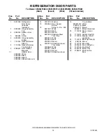 Предварительный просмотр 14 страницы KitchenAid KSSS36FKB00 Parts List