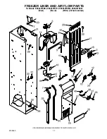 Предварительный просмотр 11 страницы KitchenAid KSSS36FKB02 Parts List