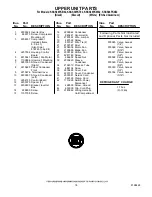 Предварительный просмотр 18 страницы KitchenAid KSSS36FKB02 Parts List