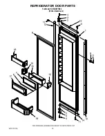 Предварительный просмотр 13 страницы KitchenAid KSSS36FTX02 Parts List