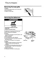 Preview for 16 page of KitchenAid KSSS36M Use & Care Manual