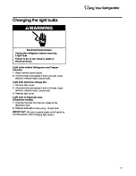 Preview for 17 page of KitchenAid KSSS36M Use & Care Manual