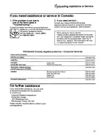 Preview for 25 page of KitchenAid KSSS36M Use & Care Manual