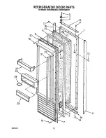 Предварительный просмотр 19 страницы KitchenAid KSSS36MAX00 Parts List