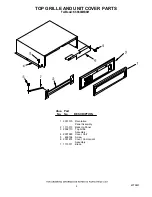 Предварительный просмотр 4 страницы KitchenAid KSSS36MBX01 Parts List