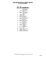 Preview for 6 page of KitchenAid KSSS36MDX03 Parts List