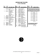 Предварительный просмотр 18 страницы KitchenAid KSSS36MDX04 Parts List