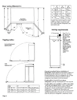 Предварительный просмотр 4 страницы KitchenAid KSSS36MDX05 Installation Instructions Manual