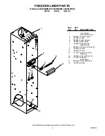 Предварительный просмотр 4 страницы KitchenAid KSSS36MHB00 Parts List