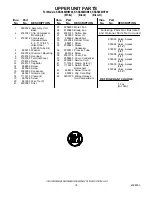 Предварительный просмотр 18 страницы KitchenAid KSSS36MHB00 Parts List