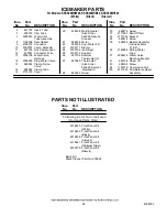 Предварительный просмотр 24 страницы KitchenAid KSSS36MHB00 Parts List