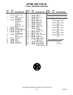 Предварительный просмотр 22 страницы KitchenAid KSSS36QDW04 Parts List