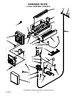 Предварительный просмотр 27 страницы KitchenAid KSSS36QDW04 Parts List