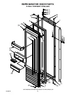 Предварительный просмотр 15 страницы KitchenAid KSSS36QDW05 Parts List