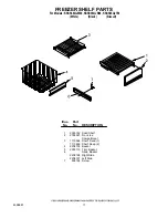 Preview for 11 page of KitchenAid KSSS36QJB00 Parts List