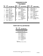 Preview for 28 page of KitchenAid KSSS36QJX00 Parts List