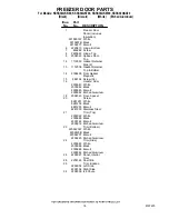 Preview for 18 page of KitchenAid KSSS36QKB00 Parts List