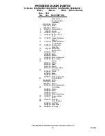 Preview for 18 page of KitchenAid KSSS36QKB01 Parts List