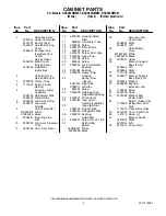 Предварительный просмотр 2 страницы KitchenAid KSSS36QMB03 Parts List