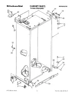 KitchenAid KSSS42DAW01 Parts List предпросмотр