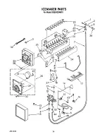 Предварительный просмотр 33 страницы KitchenAid KSSS42DAW01 Parts List