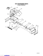 Предварительный просмотр 11 страницы KitchenAid KSSS42DAX01 Parts List