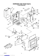 Предварительный просмотр 25 страницы KitchenAid KSSS42DAX01 Parts List