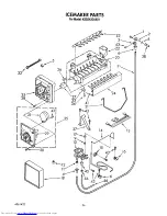 Предварительный просмотр 33 страницы KitchenAid KSSS42DAX01 Parts List