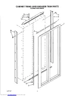 Предварительный просмотр 3 страницы KitchenAid KSSS42DAX03 Parts List