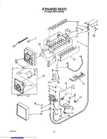 Предварительный просмотр 34 страницы KitchenAid KSSS42DAX03 Parts List