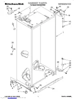 Предварительный просмотр 1 страницы KitchenAid KSSS42DBW00 Parts List