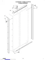 Предварительный просмотр 3 страницы KitchenAid KSSS42DBW00 Parts List