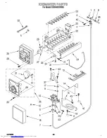 Предварительный просмотр 34 страницы KitchenAid KSSS42DBW00 Parts List