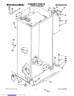 KitchenAid KSSS42DBX00 Parts List предпросмотр