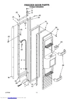 Предварительный просмотр 23 страницы KitchenAid KSSS42DBX00 Parts List