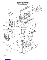 Предварительный просмотр 34 страницы KitchenAid KSSS42DBX00 Parts List