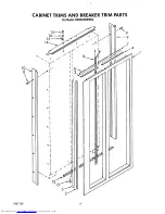 Предварительный просмотр 4 страницы KitchenAid KSSS42DWW02 Parts List