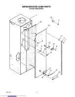 Предварительный просмотр 6 страницы KitchenAid KSSS42DWW02 Parts List