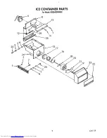 Предварительный просмотр 10 страницы KitchenAid KSSS42DWW02 Parts List