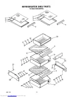 Предварительный просмотр 16 страницы KitchenAid KSSS42DWW02 Parts List