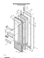 Предварительный просмотр 20 страницы KitchenAid KSSS42DWW02 Parts List