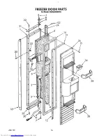 Предварительный просмотр 22 страницы KitchenAid KSSS42DWW02 Parts List