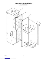 Предварительный просмотр 6 страницы KitchenAid KSSS42DWX00 Parts List