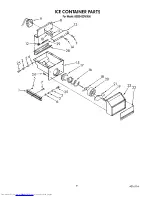 Предварительный просмотр 10 страницы KitchenAid KSSS42DWX00 Parts List