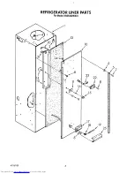 Предварительный просмотр 6 страницы KitchenAid KSSS42DWX01 Parts List