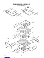 Предварительный просмотр 16 страницы KitchenAid KSSS42DWX01 Parts List