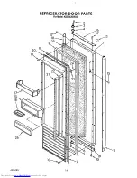 Предварительный просмотр 20 страницы KitchenAid KSSS42DWX01 Parts List