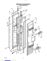 Предварительный просмотр 22 страницы KitchenAid KSSS42DWX01 Parts List