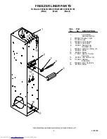 Предварительный просмотр 4 страницы KitchenAid KSSS42FJB00 Parts List